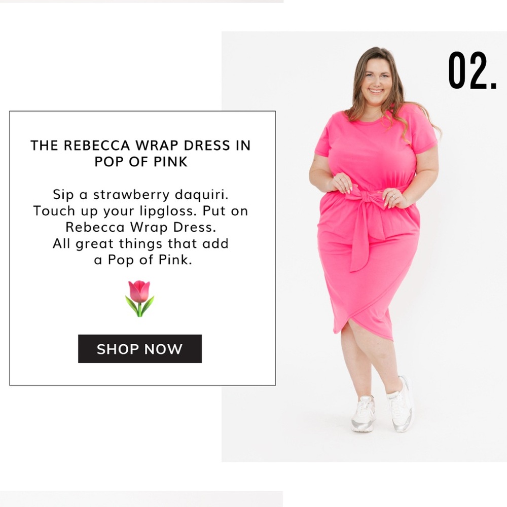 Smash and Tess Rebecca wrap dress
